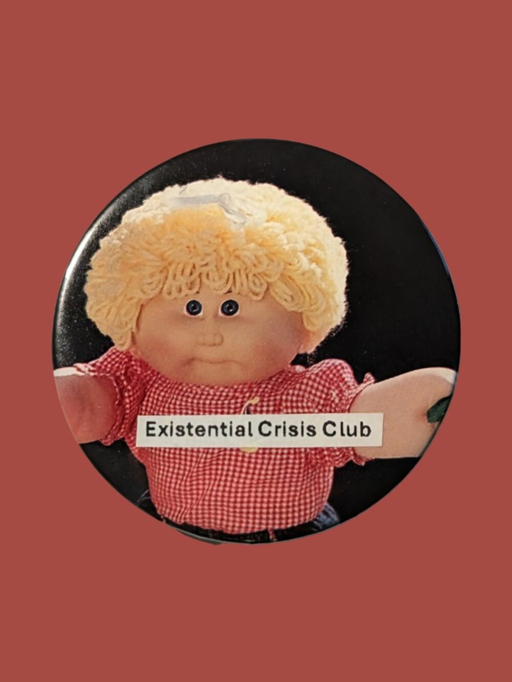10/$25 Cabbage Patch Kids Handmade Upcycled 2.25" Pinback Button